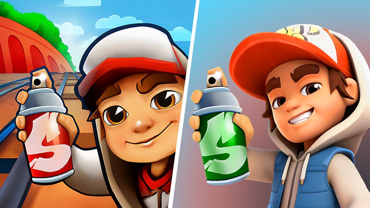 Subway Surfers VS Subway Surfers City, Subway Surfers Cartoon Game, Gameplay Adventure Subway Spurt