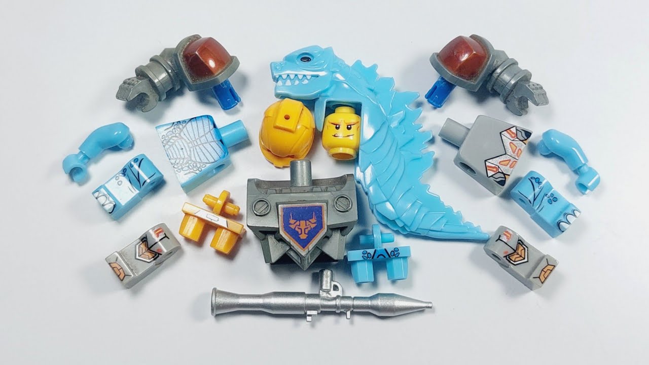 LEGO NEXO KNIGHTS I LEGO GODZILLA ELNINO NIEBIESKA BAZOOKA ZESTAW LEGO