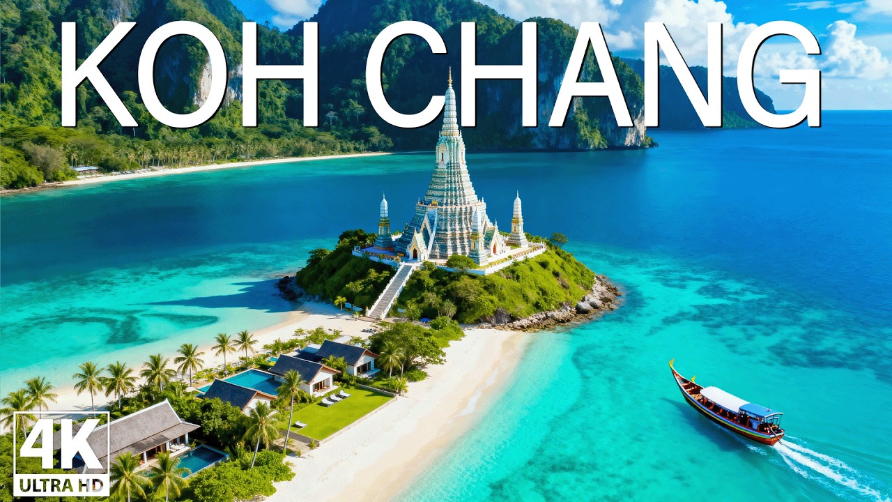 4K Koh Chang 2026 🇹🇭 – Jungle Islands, Crystal Bays & Emerald Waters  Thailand Tropical Aerial Views