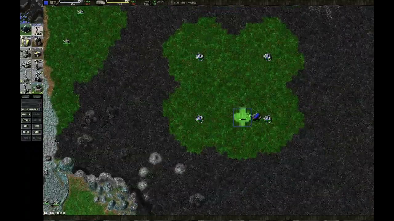 Total Annihilation 1v1 on Aramon Chilly Rivers