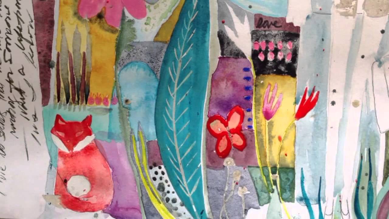 Promised Land - mixed media painting by WYANNE