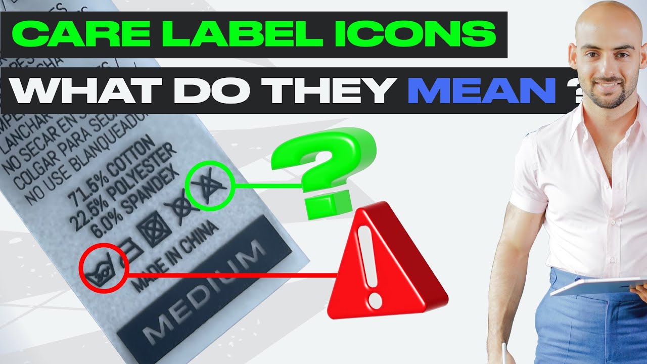 Decode Your Clothes: Unraveling the Mystery of Care Label Icons!