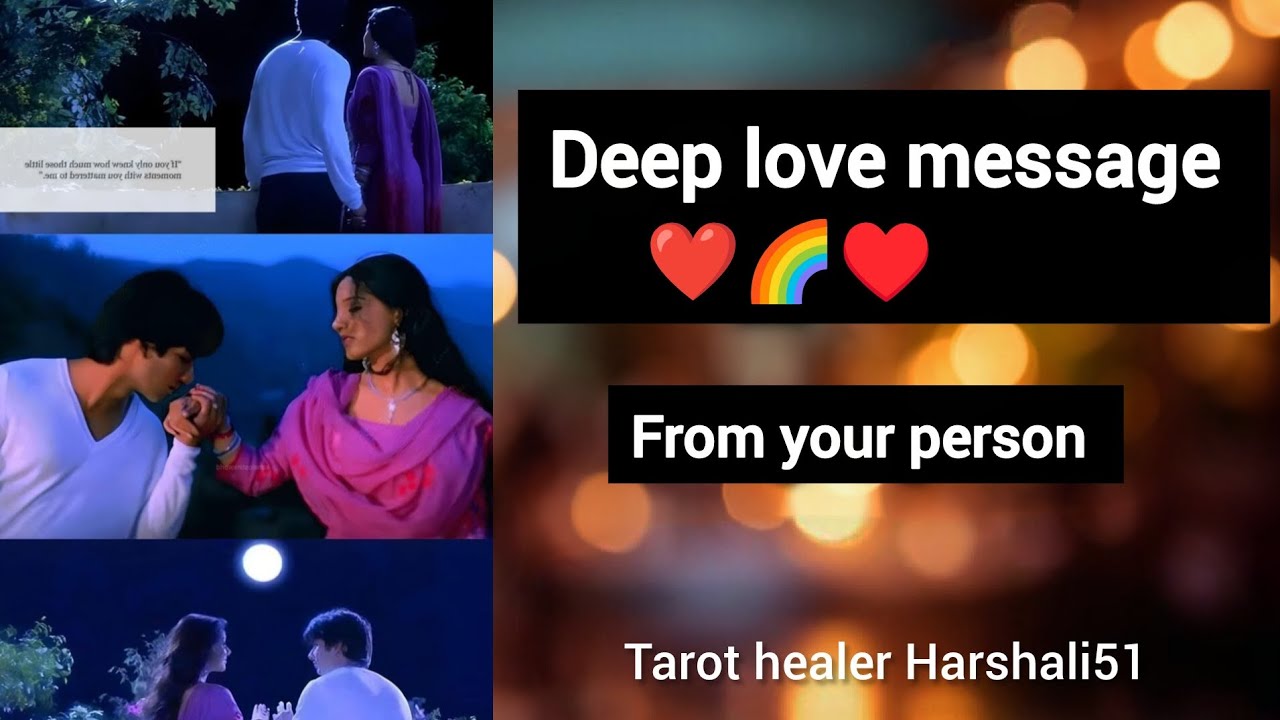 Deep love message 💌 from your person • feelings • future • intention •  tarot reading • timeless 