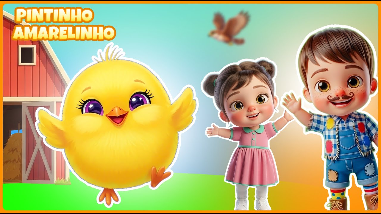 Meu Pintinho Amarelinho - Música Infantil e Brincadeira | Biel e Bia Kids