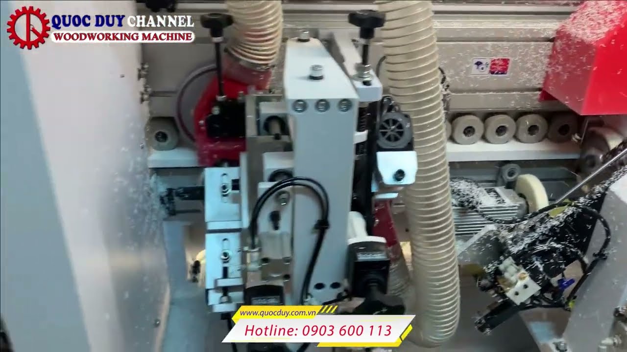 Vận Hành Máy Dán Cạnh Tự Động 7 Chức Năng | Máy Dán Chỉ Gỗ Công Nghiệp - SM 450 | Quốc Duy