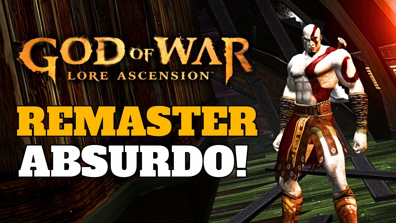 FICOU BOM DEMAIS! Conferindo o NOVO REMASTER de GOD OF WAR 1!