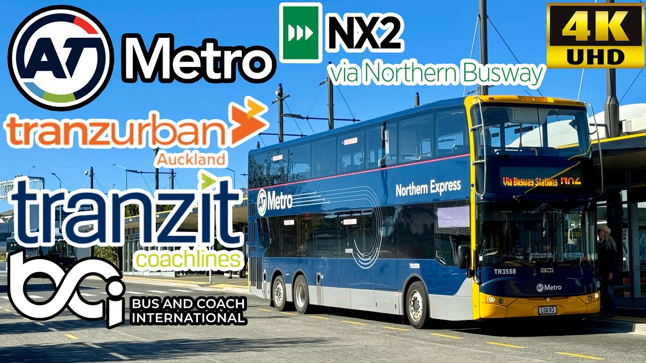 [Auckland Transport: Northern Express NX2 Albany to City Centre/ University] BCI Citirider AT Metro