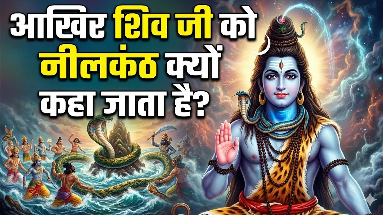 आखिर क्यो शिव जी को नील क्नट कहते है|| hindi kahaniya 