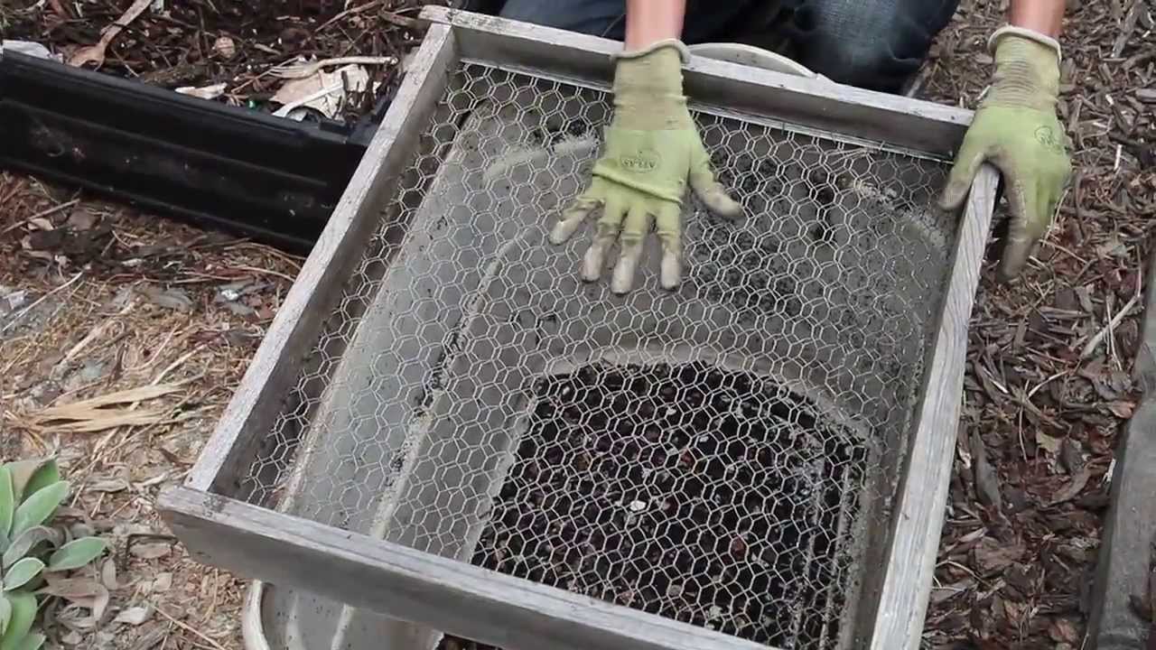 Harvesting Compost