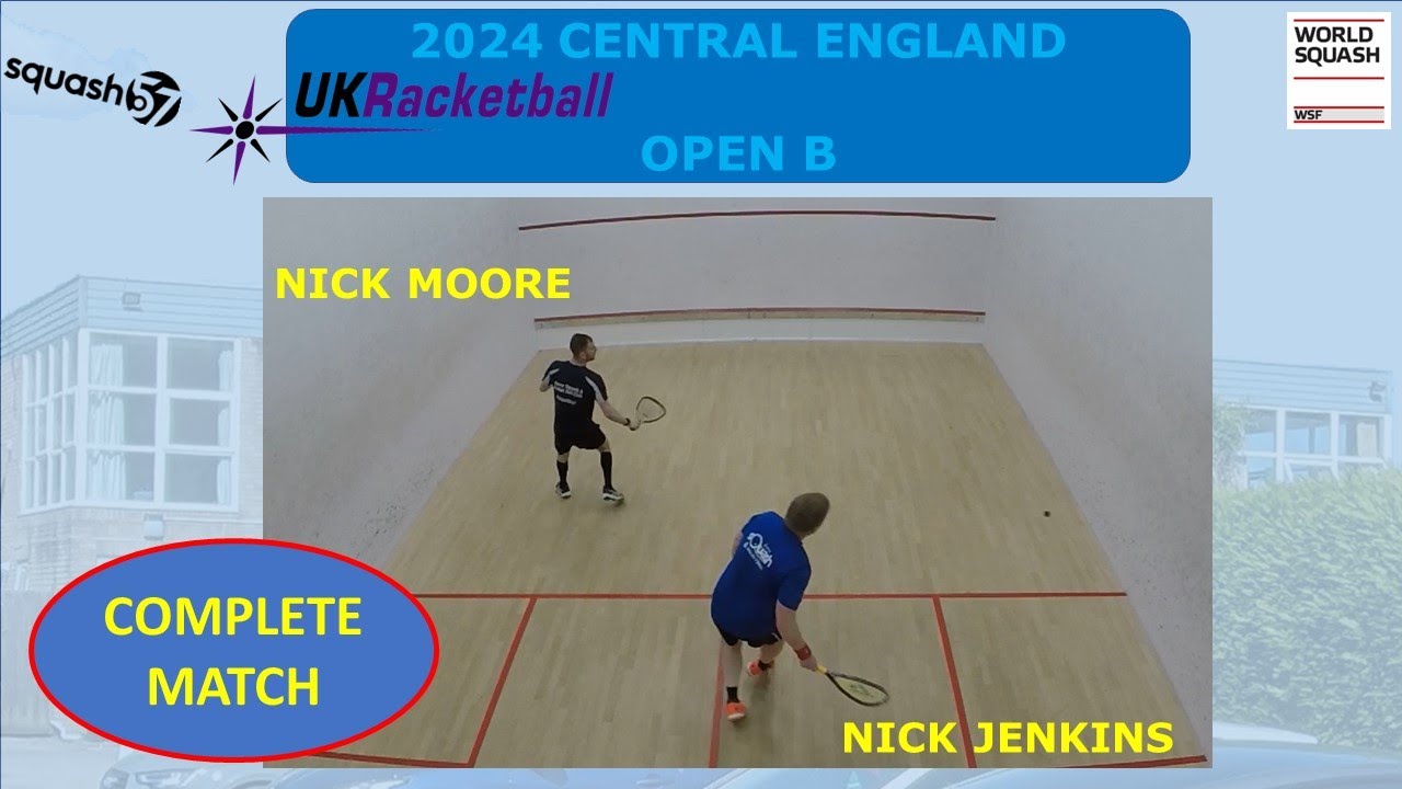 CentralEng 2024 Open B - NICK JENKINS v NICK MOORE (Squash57)