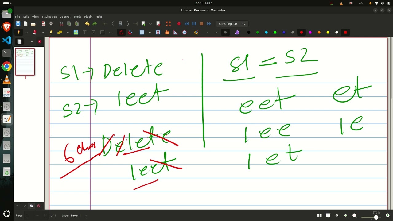 712. Minimum ASCII Delete Sum for Two Strings | LeetCode Daily Problem 10 Jan 2026 Bangla Explnation