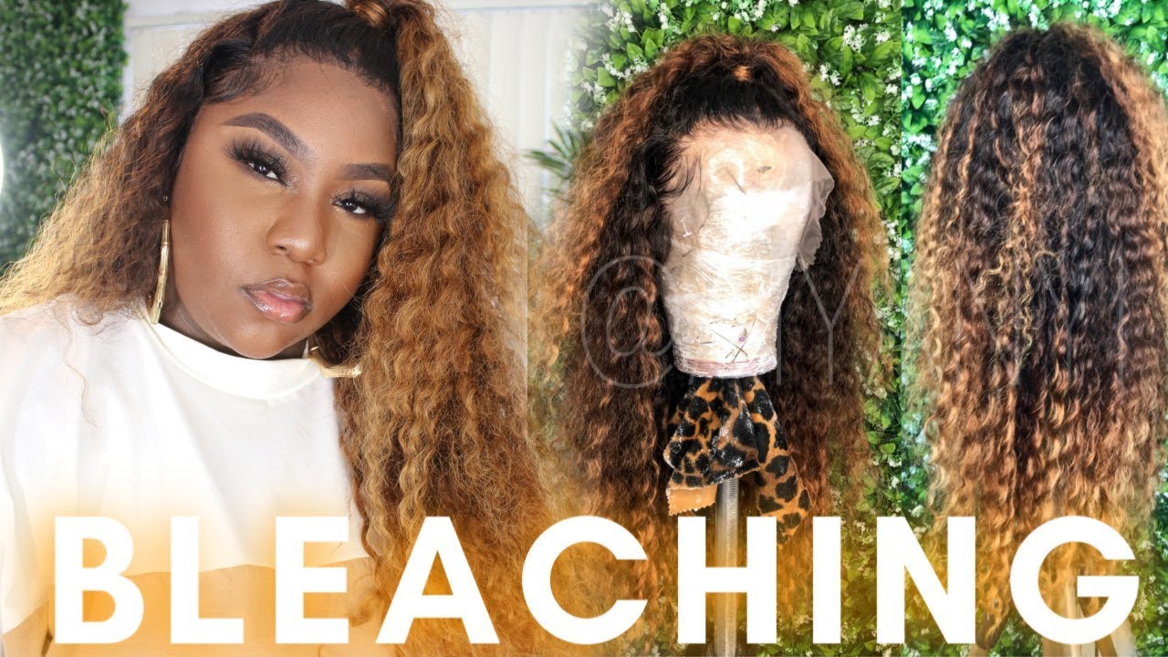 BEYONCE VIBES || HOW I BLEACH MY CURLY HAIR || BEAUTYFOREVERHAIR