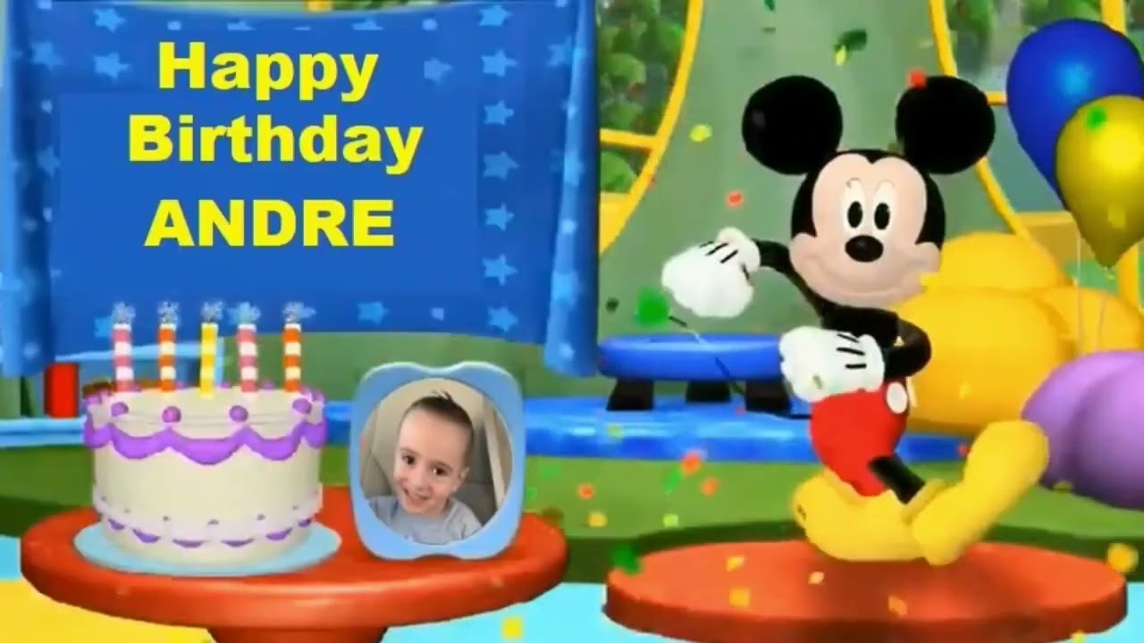 Give the Ultimate Birthday Surprise with a Personalized Mickey Mouse Message!