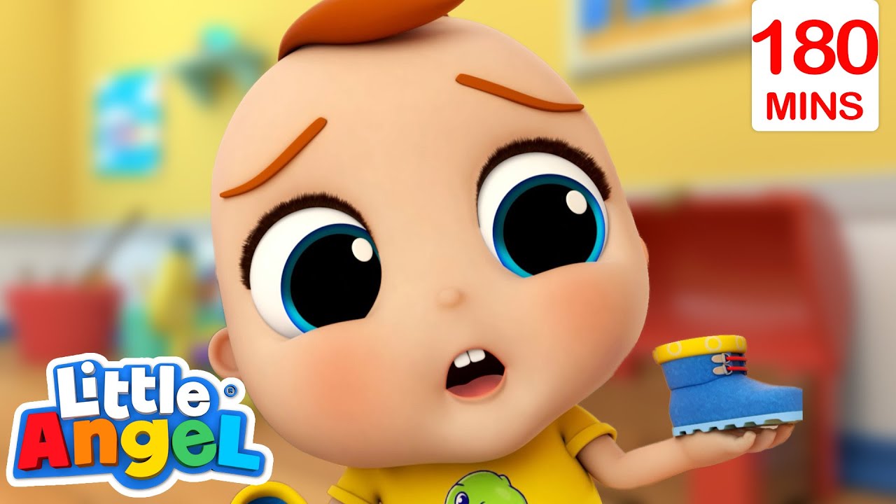 Bingo and Baby John Help Clean Up | Bingo and Baby John | Little Angel Nursery Rhymes and Kids Songs