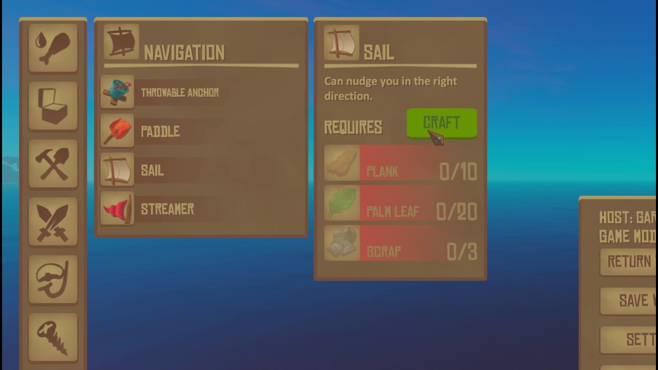 Free Crafting Glitch - Raft