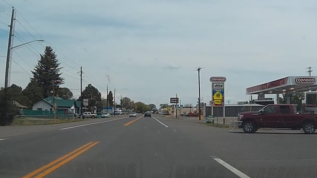 Driving Through La Jara, Colorado On Rt 285 - Dash Cam Video