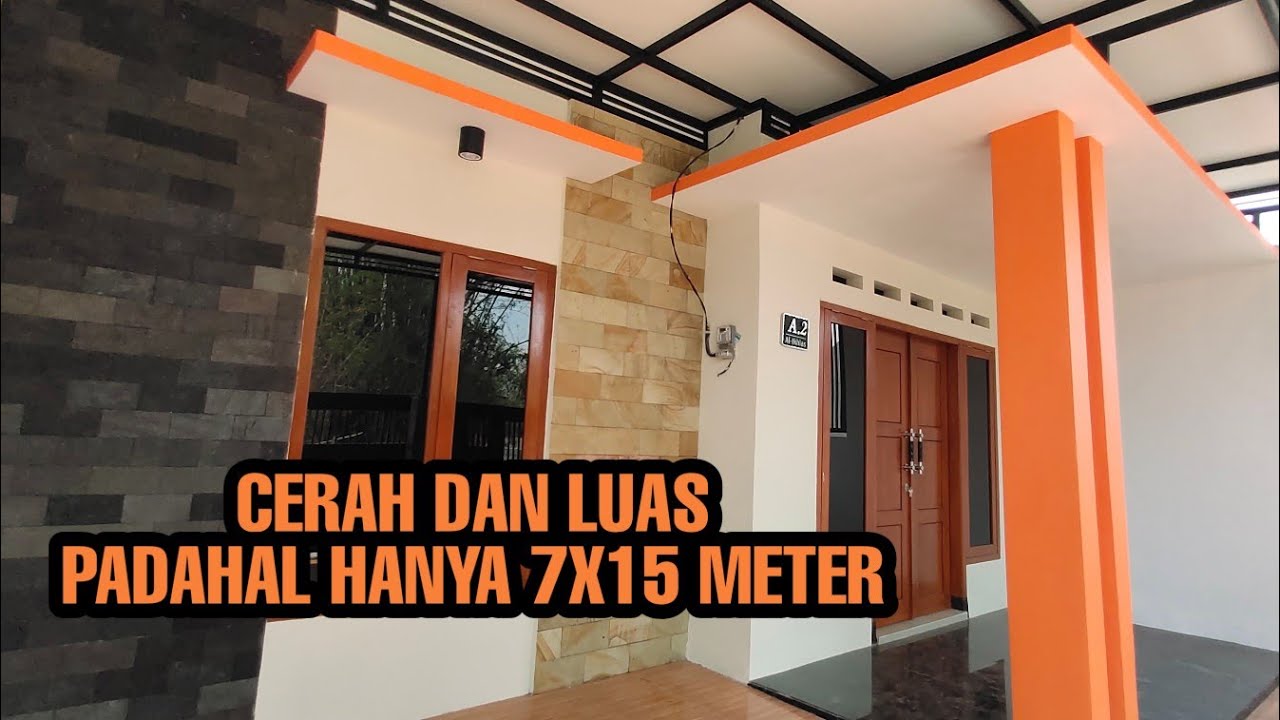 Rumah Murah Minimalis 7x15 Meter, Terasa Sangat Luas