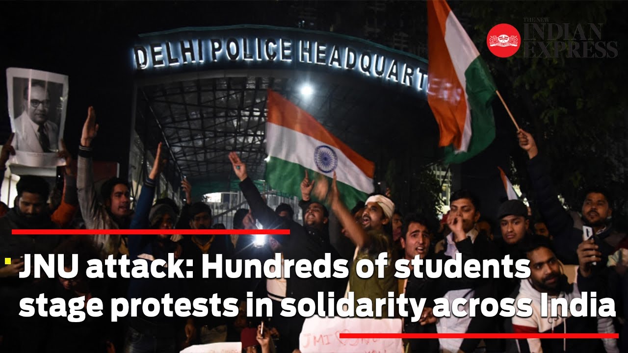 JNU attack: Hundreds of students stage protests in solidarity across India