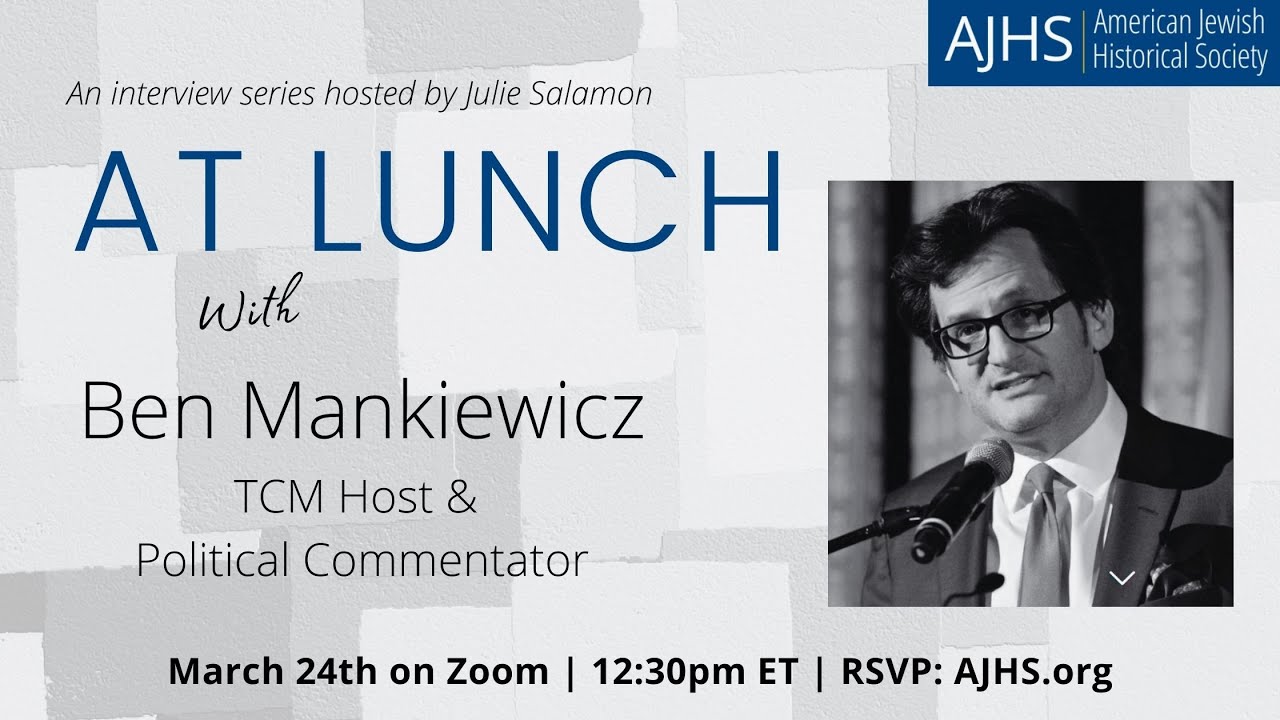AT LUNCH with Ben Mankiewicz