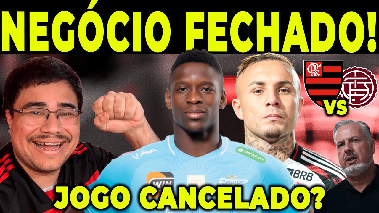 SAIU AGORA! GREVE CANCELA CANCELA JOGO DO FLAMENGO? NEGÓCIO FECHADO!