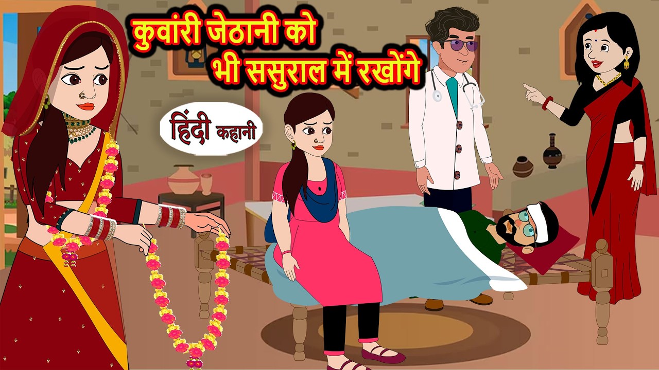 कुवांरी जेठानी को भी ससुराल में रखोंगे | Bedtime Stories | Moral Story | Fairy Tales | Kahani Funny