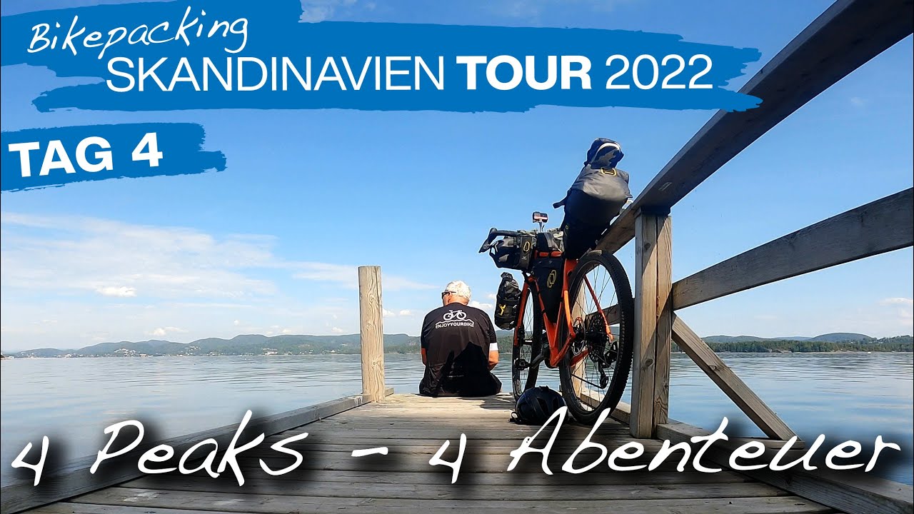 Tag 4 Skandinavien-Tour: Bikepacking Etappe Oslo - Larvik 153 km, brütende Hitze, Wetterwechsel