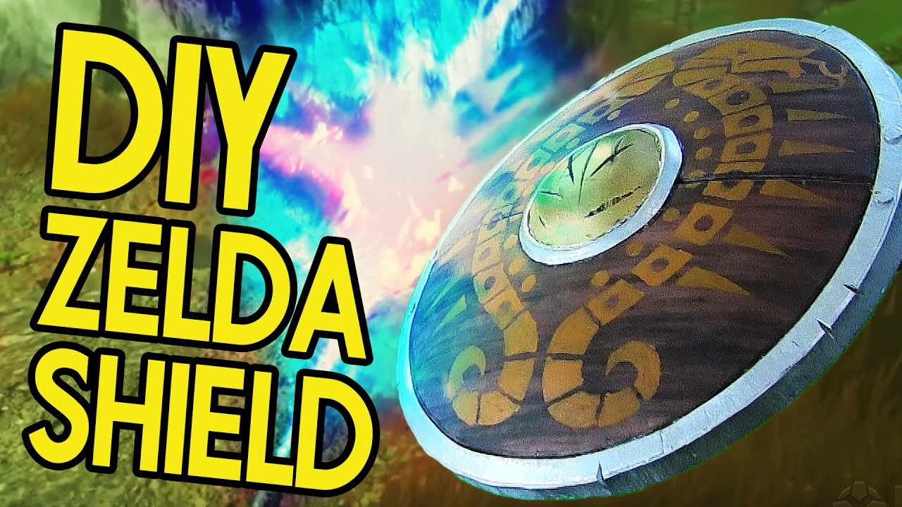 DIY Zelda 'Breath of the Wild' Traveler's Shield - Backyard FX
