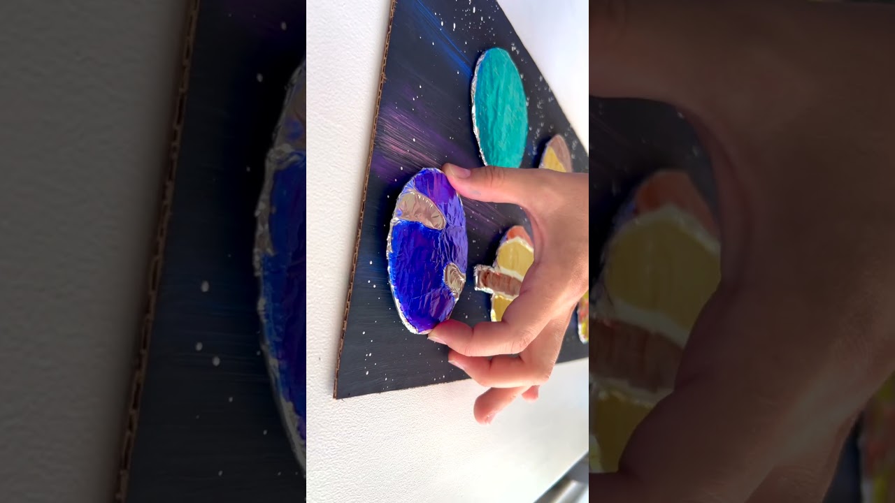 PLANET FOIL CRAFT 🍫🌎🪐🚀 | Mercury Venus Earth Mars Jupiter Saturn Uranus Neptune #atoyday
