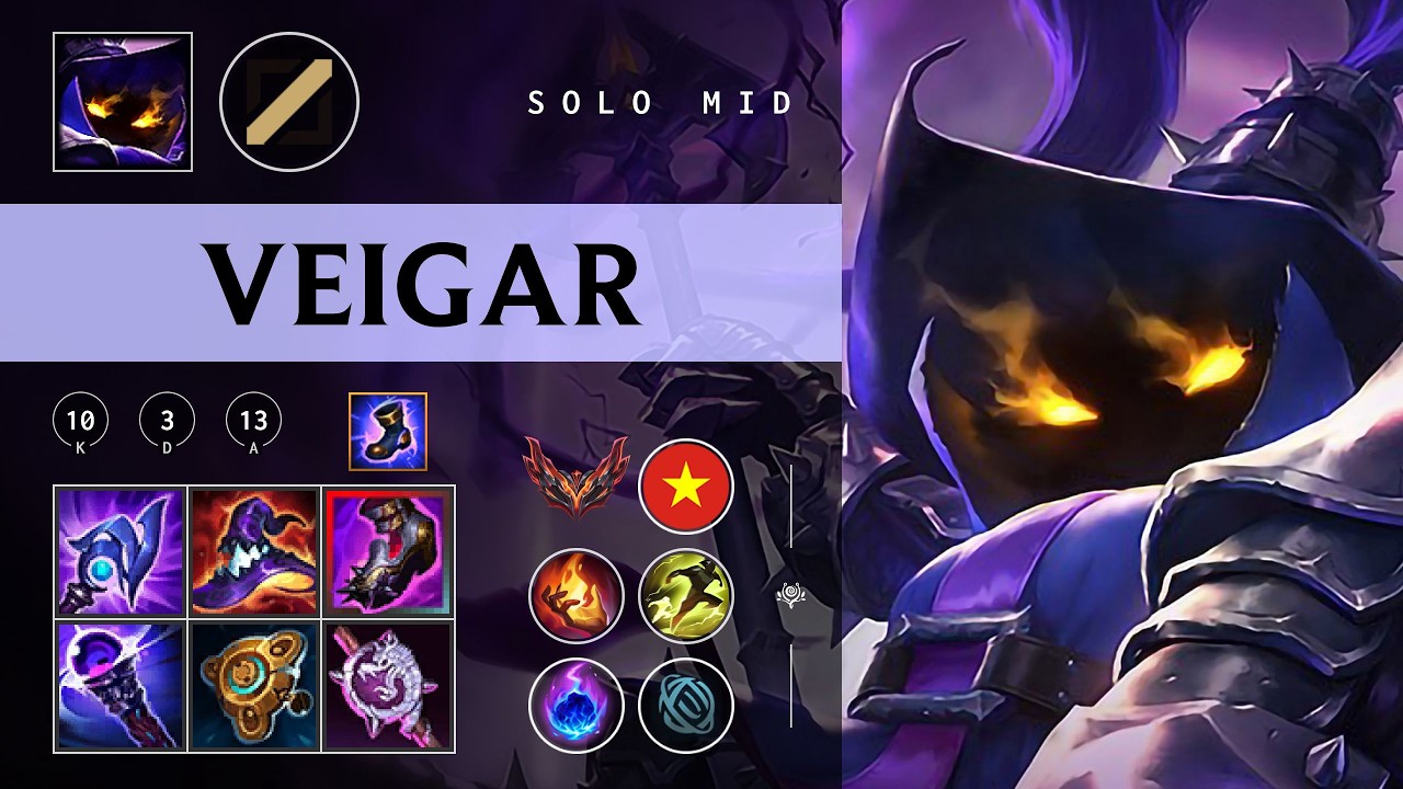 Veigar Mid vs Ahri - VN Grandmaster Patch 26.03