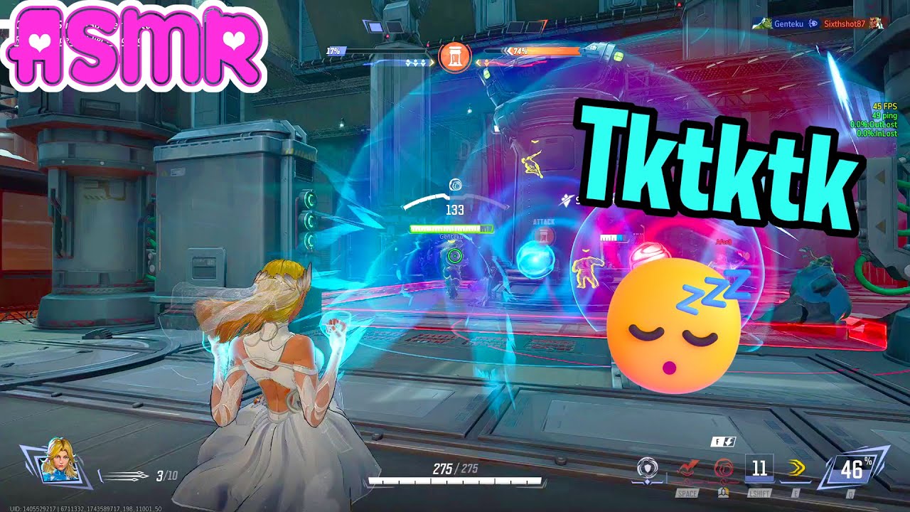 ASMR Gaming 🍀 Marvel Rivals Invisible Woman Relaxing Tk-Tk Sounds 💤