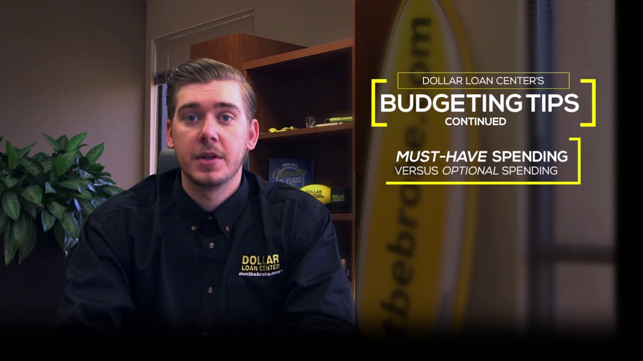 Dollar Loan Center's Budgeting Tips #2
