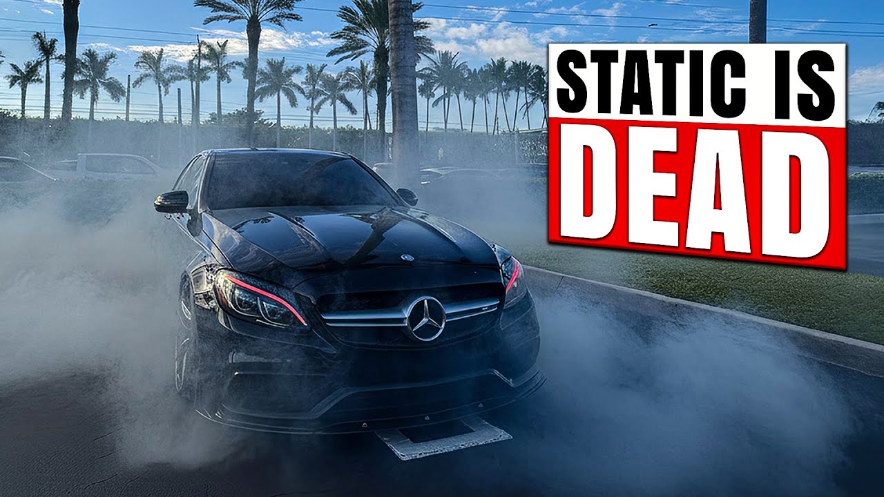 Я установил пневмоподвеску и отрегулировал развал колес на своем C63 AMG.