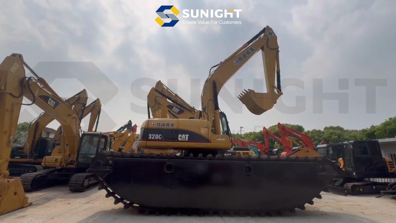 Swamp Buggy Excavator, Amiphibious Excavator for Water Used, Boat Excavator for Sale
