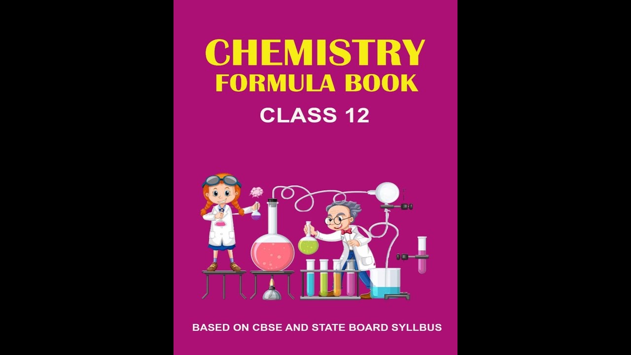 Class 12 Chemistry Formula Book (English) | NCERT | CBSE | GSEB | UPMSP | MPBSE | RBSE | All Boards