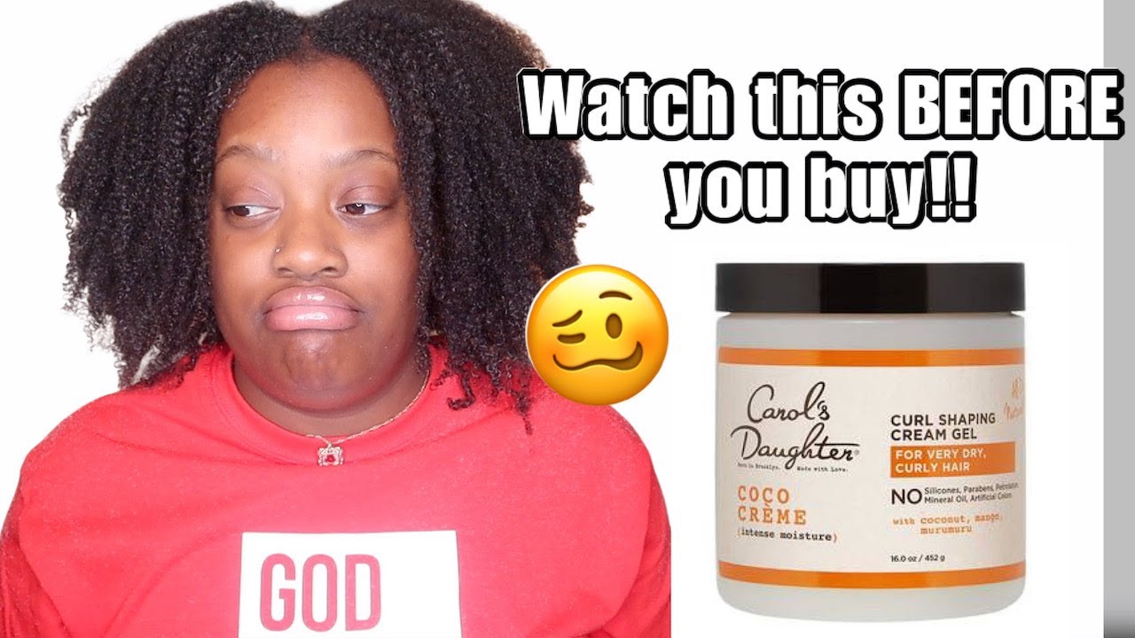 Carol's Daughter Coco Creme Curl Shaping Cream Gel Review and Demo | Type 4 Natural Hair