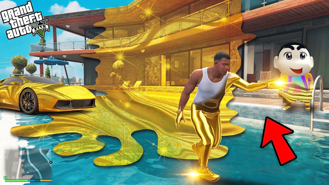 Whatever Franklin Shinchan And Pinchan Touch Turns Into Gold In GTA 5!