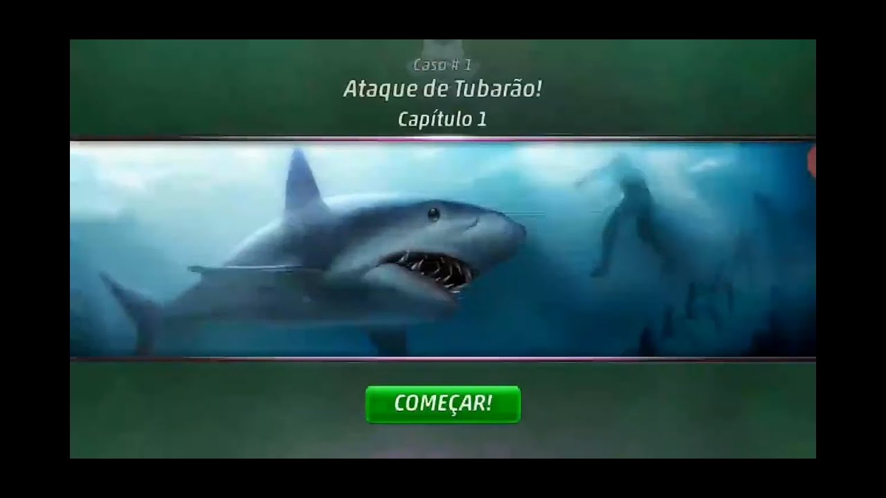Criminal case: Pacific bay introdução e caso 1: Ataque de tubarão capitulo 1