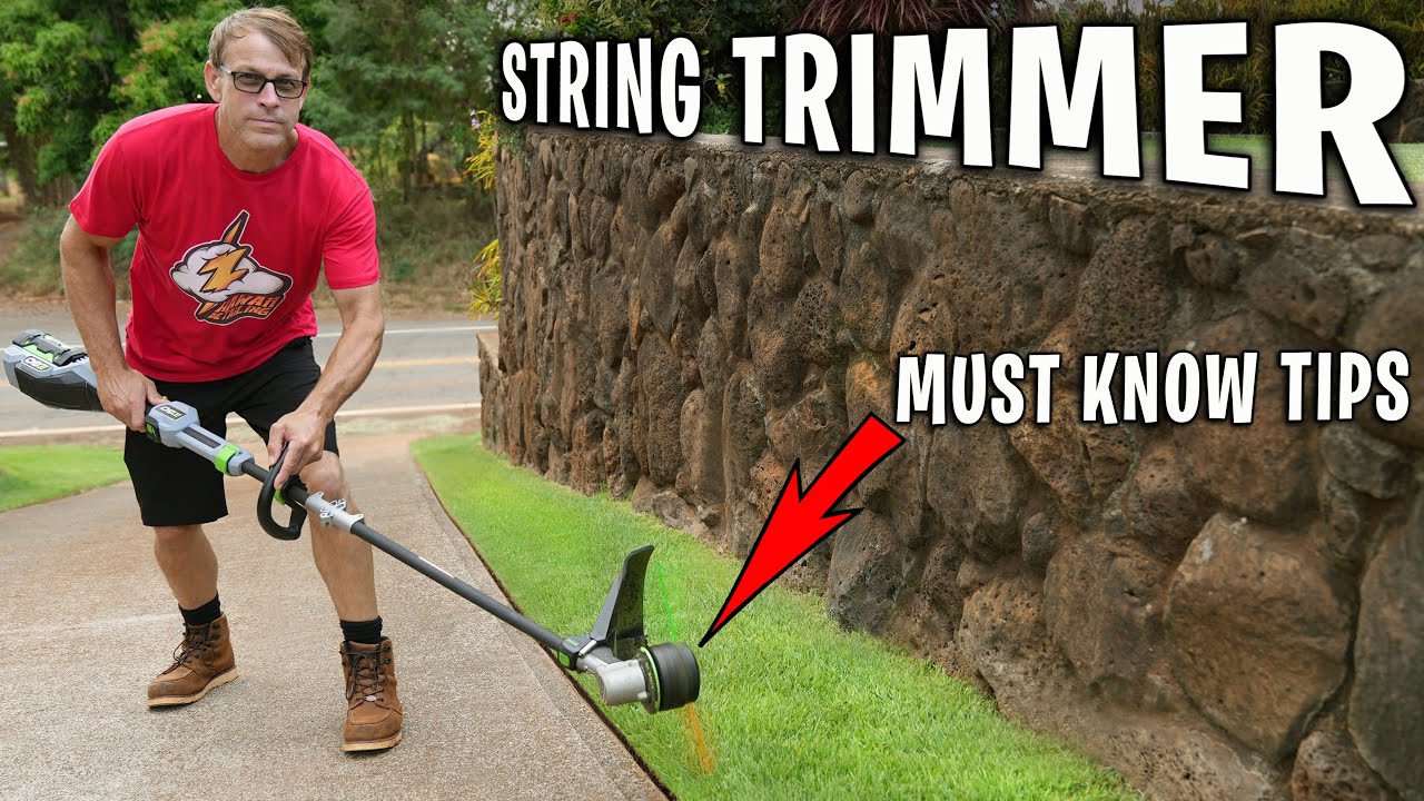 BEGINNERS GUIDE! HOW TO USE A STRING TRIMMER!