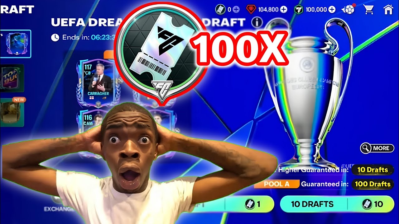 EA FC MOBILE 26 &bull; NEW UEFA Draft Voucher Pack Opening 100x #fcmobile #fifamobile 