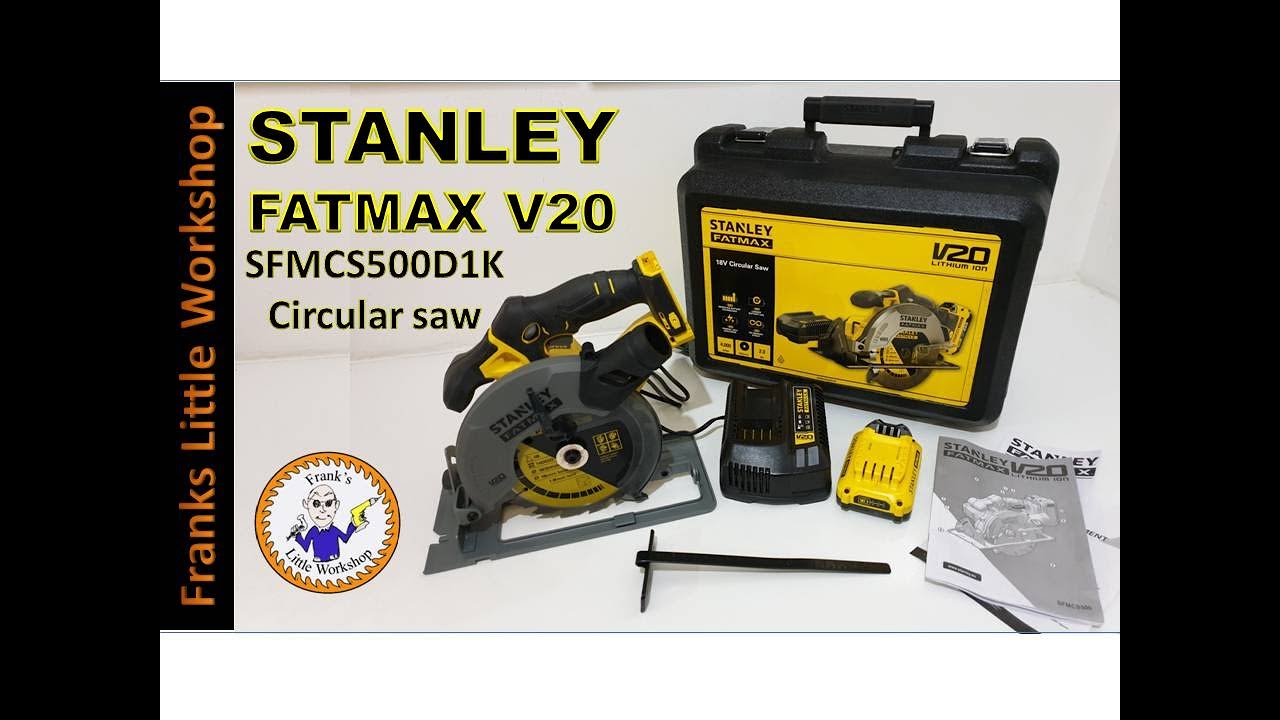 Комплект циркулярной пилы Stanley Fatmax V20 SFMCS500D1k