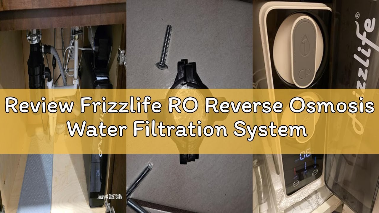 Review Frizzlife RO Reverse Osmosis Water Filtration System - 600 GPD High Flow, Tankless, Reduce TD