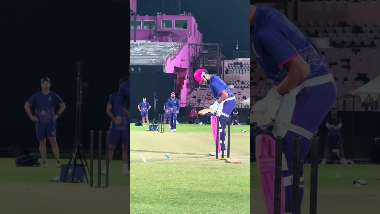 Jaiswal&rsquo;s first ball as a Royal in 2026 💪💗