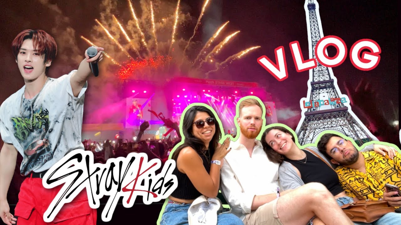 Lollapalooza Paris VLOG: taking my non-fan friends to see Stray Kids' performance!
