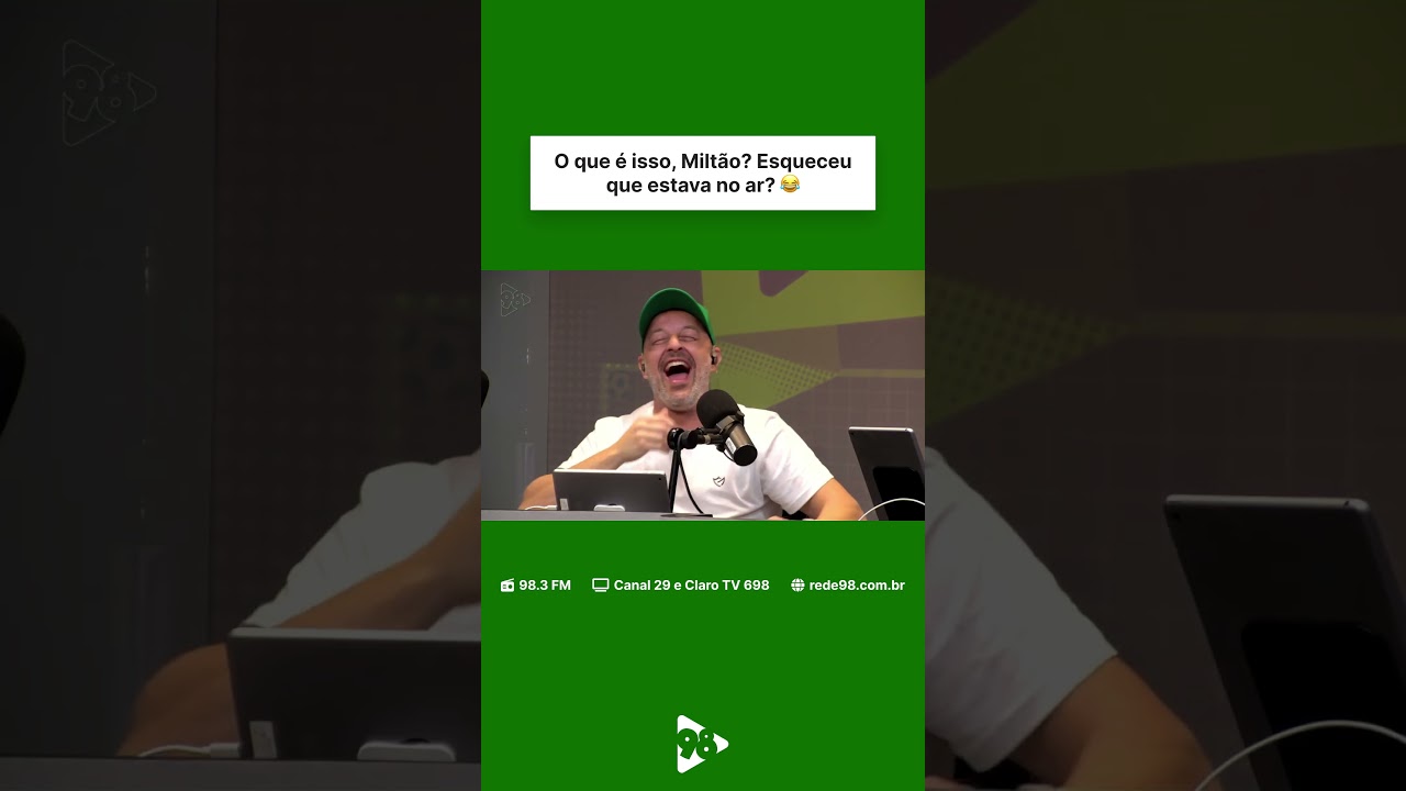 MILT&Atilde;O SOLTOU UM ARROTO NO AR NO 98FC!