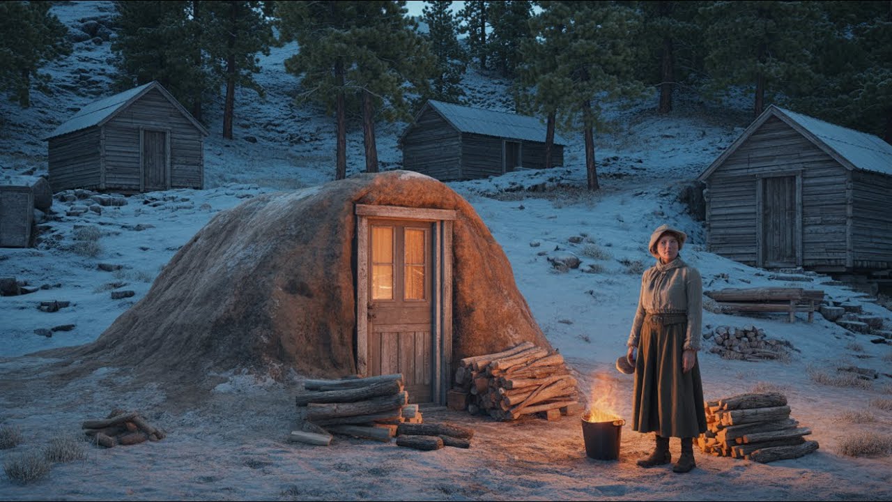 They Laughed at This Widow’s Earth-Wrapped Cabin — Until It Stayed 50° Warmer Than the Men’s Homes
