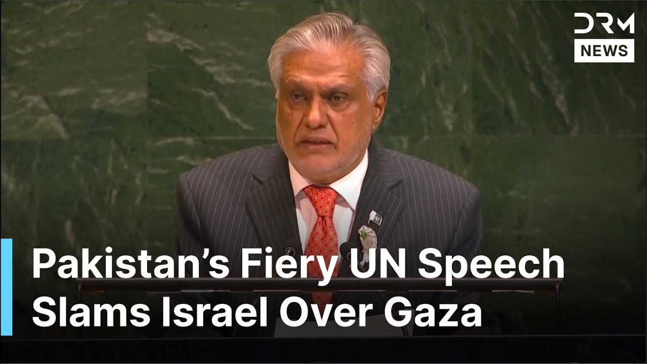Just In: Pakistan’s Deputy PM Exposes Israel’s Crimes in Gaza – UN Speech Shocks Room | AC1B