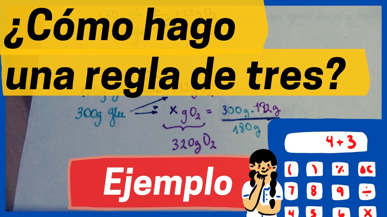 ¿Cómo hago una REGLA de TRES SIMPLE?