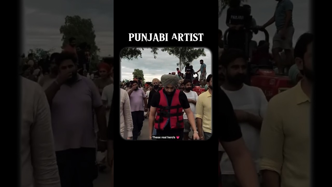 Salute To Punjabi Artist 🫡 | These Are Real Hero's Who Rule On Hearts 💗 | #punjab #wmk #today