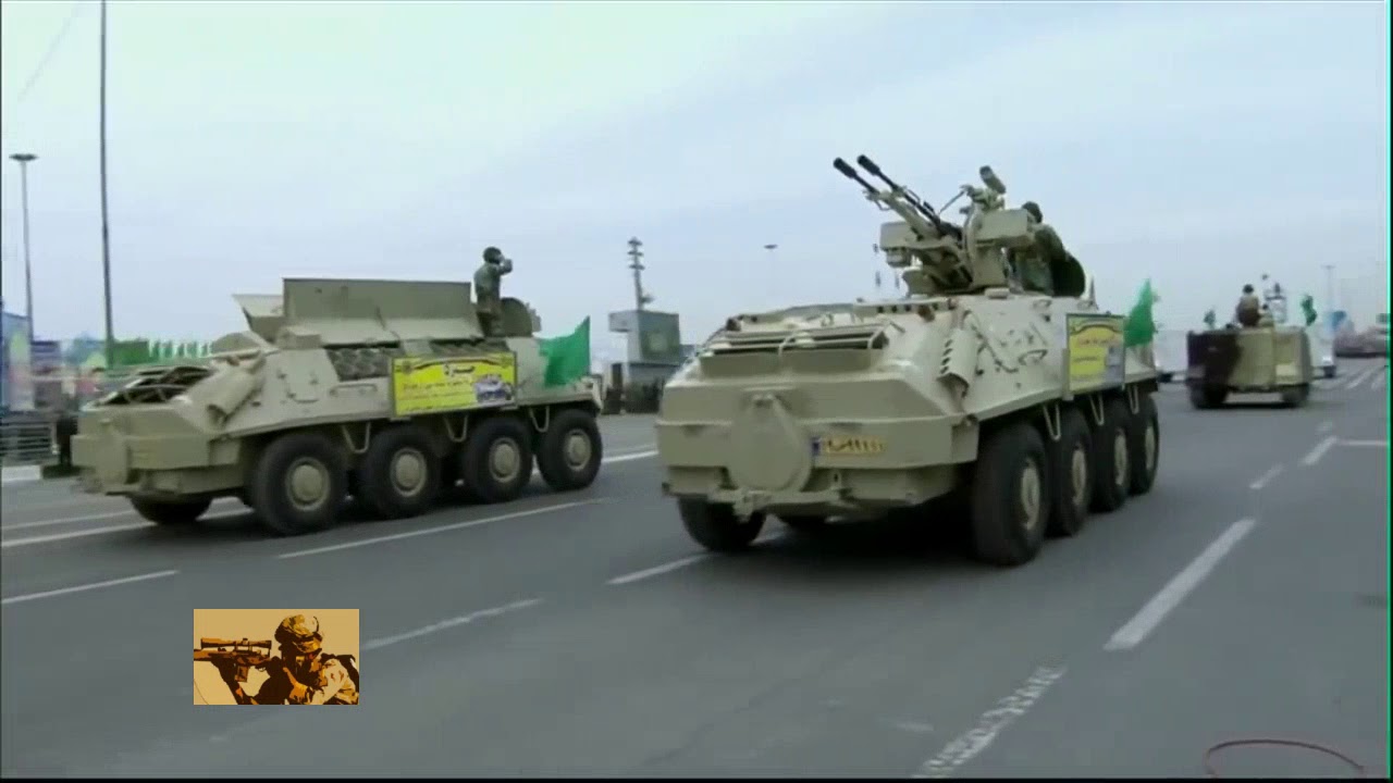 Iranian military showcased heavy armor, ballistic missiles, & aircraft at annual Army Day parade