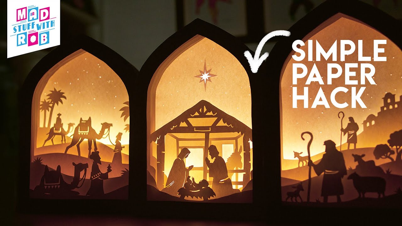 Simple PAPER CUTOUT | Shadow Box | DIY in Hindi